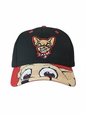 Infant Chihuahua Patch Baseball Cap‎ Fastener Strap Closure NWT Adjustable Hat